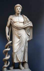 Asclepius with his venom rod