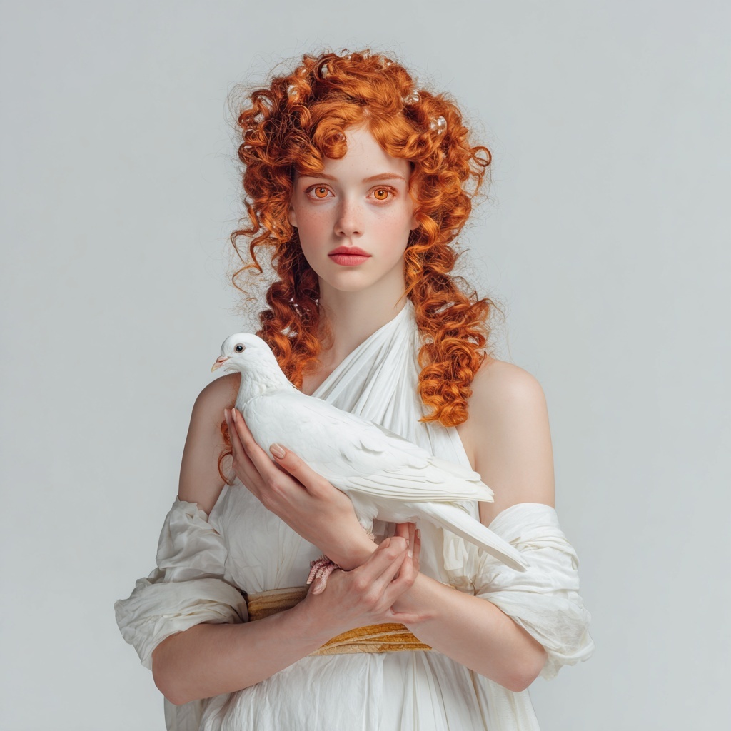 aphrodite with a dove