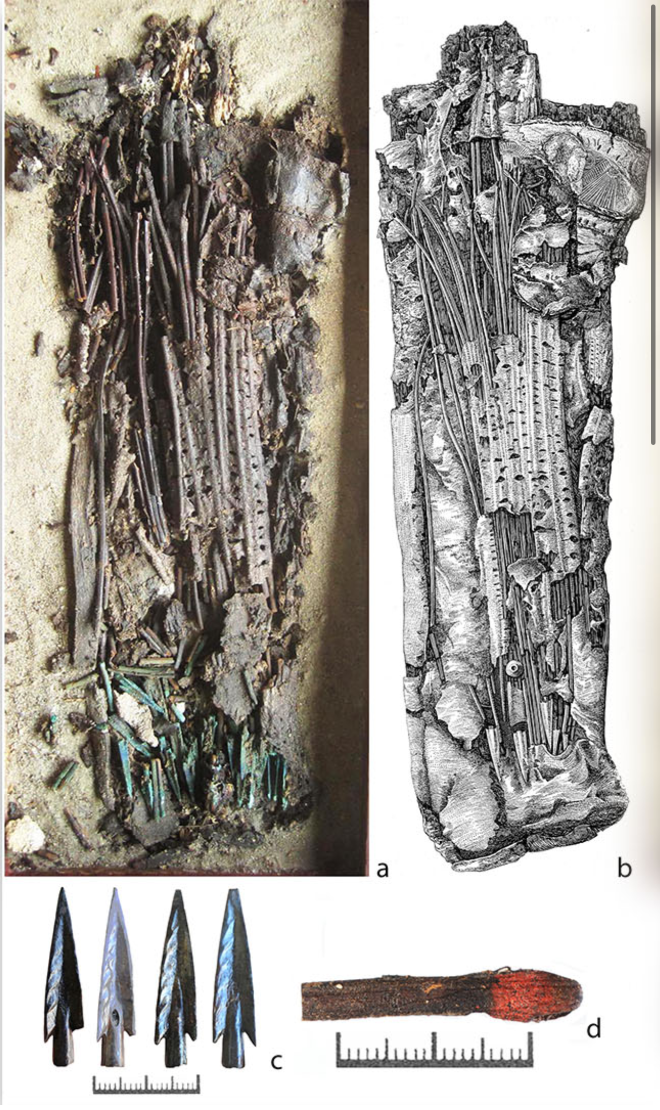scythian quiver made of human leather