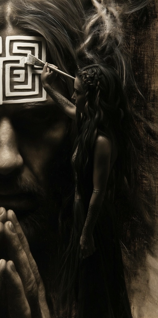 sphragis on the forehead
